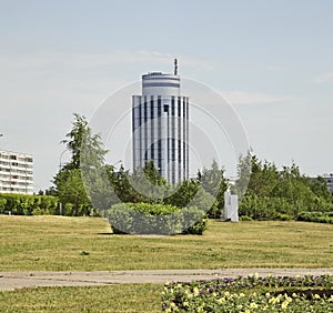 Square in Naberezhnye Chelny. Russia