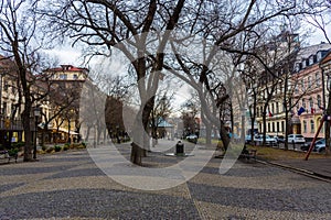 Square of the national theatre of Bratislava