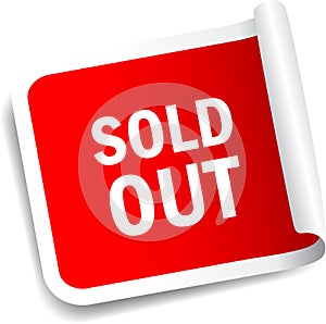 Sold Out sticker