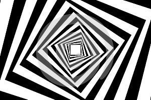 Square optical illusion pattern