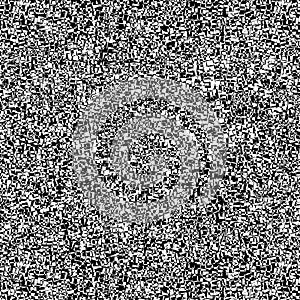 Square Pattern background. Abstract Black and White Geometric Ornament. Regular Texture.