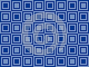 Square seamless pattern blue design