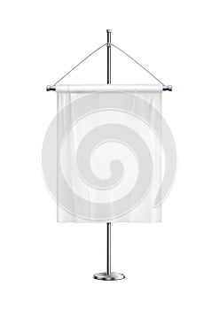 Square Pennant Stand Composition