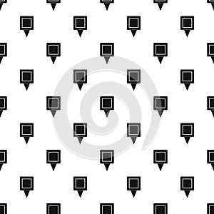 Square pin pattern seamless vector