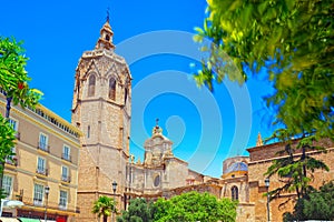 Square, Plaza of the Queen and Crafts Market before the Seville photo