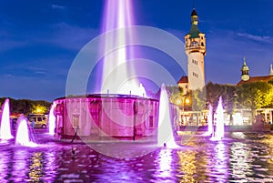 Square and promenade architecture landmark in Sopot