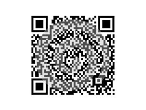 Square qr code with black and white pattern