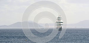 Square Rigged Tall Ship