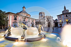 Square of Saint Mary's, Valencia, Spain.