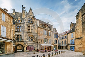 Square in Sarlat-la-Caneda, France