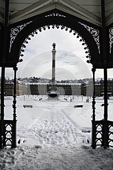 Square Schlossplatz in Stuttgart, Germany photo