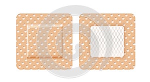 Square-shaped band aid