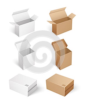 Square Shaped Carton Boxes for Products Keeping
