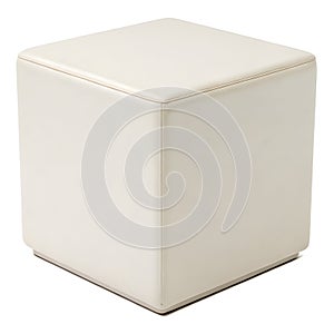 Square Shaped Cube isolated on white background