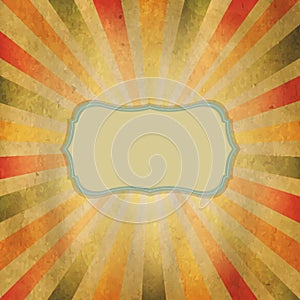 Square Shaped Sunburst