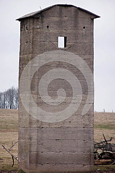 Square silo