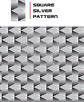 Square Silver Pattern