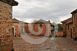 Square in small village, Leon