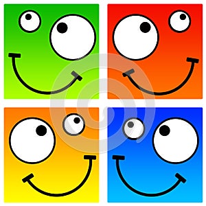 Square smileys