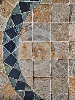 Square stones background, ancient style