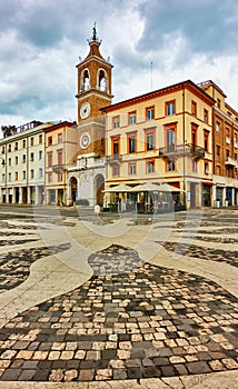 Square of the Three Martyrs in Rimini