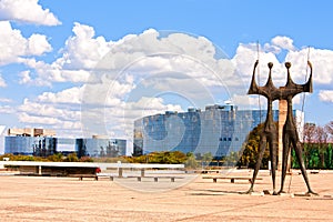 Square of the Three Powers Brasilia Goias Brazil photo