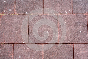 Square tiles rubber crumb flooring