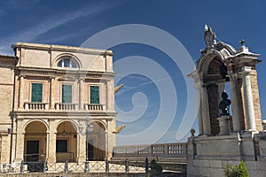 Square of Treia, Marches, Italy