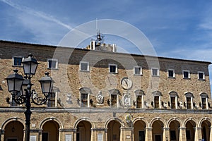 Square of Treia, Marches, Italy