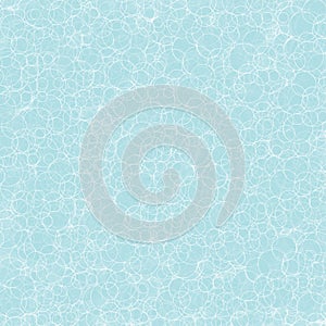 Square Vector Illustration of Water Bubbles