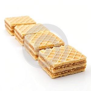 Square wafer biscuits