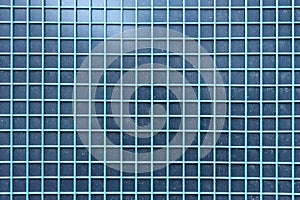 Square wire mesh on black background