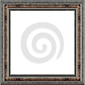 Square wooden ligneous frame