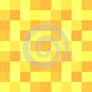 Square yellow orange geometric vector background. Eps 10