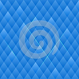 Squared Blue Seamless Pattern. Vector