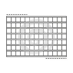 Squared manuscript. Vector illustration. EPS 10.