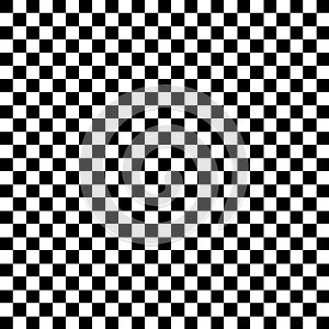 Černobílý zkontrolovat vzor 