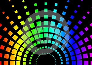 Squared Rainbow Background