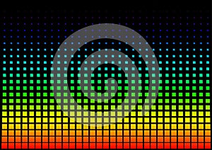 Squared Rainbow Background