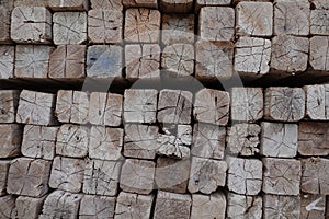 Squared timbers wood background