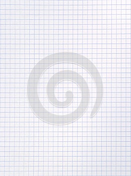 Squared white paper