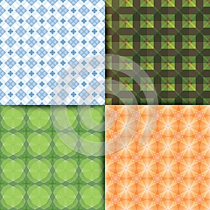 Squares bright geometry pattern.