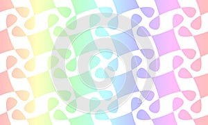 Squares Seamless Pastel Rainbow Background