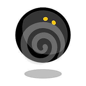 Squash sport ball logo vector line 3d game icon photo