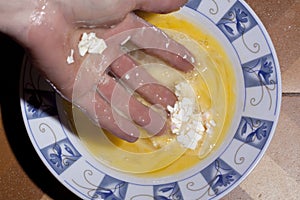 Squashed Egg in a Plate
