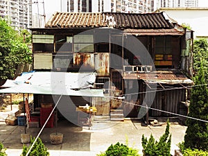 Squatter shophouse residence photo