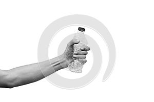 Squeeze the bottle before discarding the trash