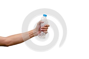 Squeeze the bottle before discarding the trash