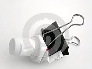 Squeezing toothpaste tube