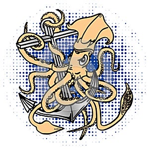 Squid-anchor